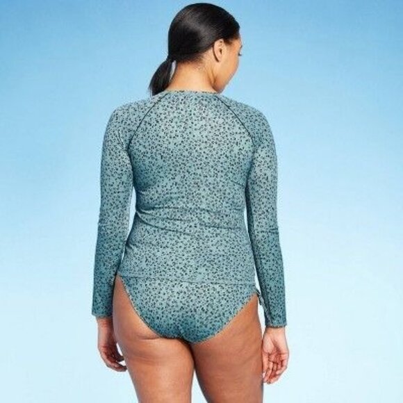 Women' Long Sleeve Rashguard - All in Motion™ Light  Animal Print - Picture 3 of 4